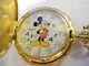 (colibri) Verichron Disney Mickey Mouse Musical Pocket Watch New Wood Box Reduce